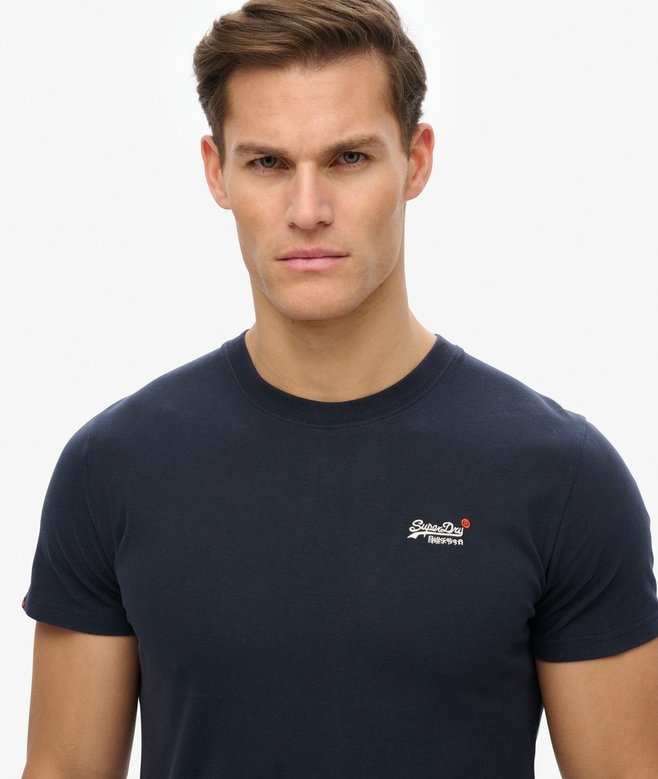 ESSENTIAL LOGO EMB TEE (Eclipse Navy)