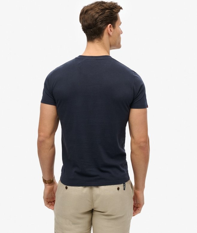 ESSENTIAL LOGO EMB TEE (Eclipse Navy)