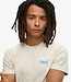 ESSENTIAL LOGO EMB TEE (Lighting Grey/Fluro Blue)