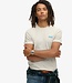 ESSENTIAL LOGO EMB TEE (Lighting Grey/Fluro Blue)