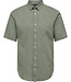 ONSCAIDEN LIFE SS SOLID LINEN SHIRT NOOS SWAMP