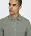 ONSCAIDEN LIFE SS SOLID LINEN SHIRT NOOS SWAMP