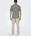 ONSCAIDEN LIFE SS SOLID LINEN SHIRT NOOS SWAMP