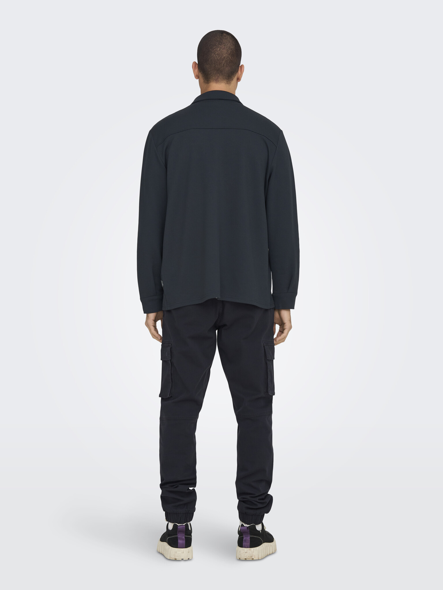 ONSNEWKODYL OVERSHIRT SWEAT NOOS DARK NAVY