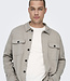 ONSNEWKODYL OVERSHIRT SWEAT NOOS VINTAGE KHAKI/MELANGE