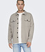 ONSNEWKODYL OVERSHIRT SWEAT NOOS VINTAGE KHAKI/MELANGE
