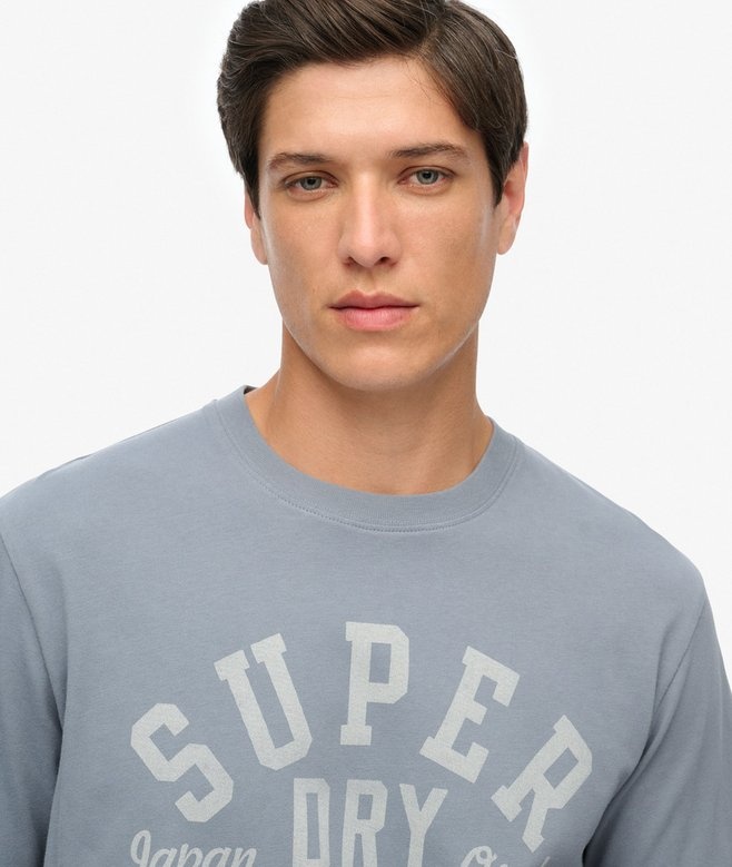 ATHETIC ESS TEE (Flint Stone Blue Grey)