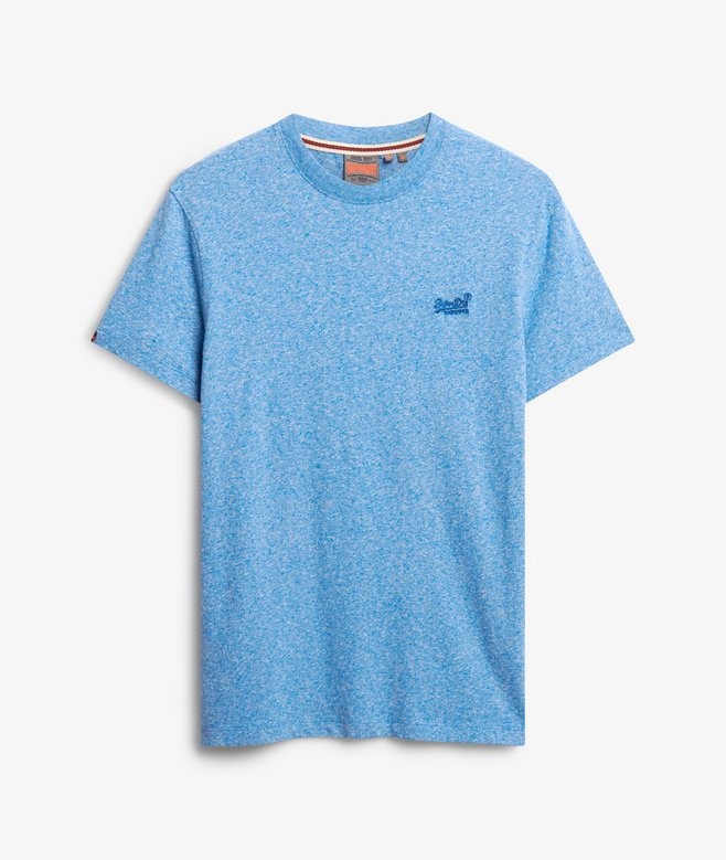ESSENTIAL LOGO EMB TEE (Fresh Blue Grit)