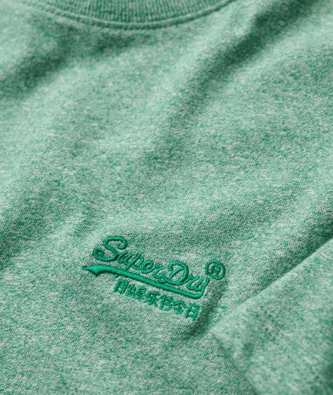 ESSENTIAL LOGO EMB TEE (Bright Green Grit)