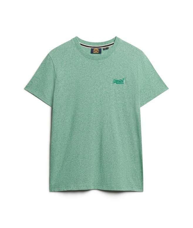 ESSENTIAL LOGO EMB TEE (Bright Green Grit)