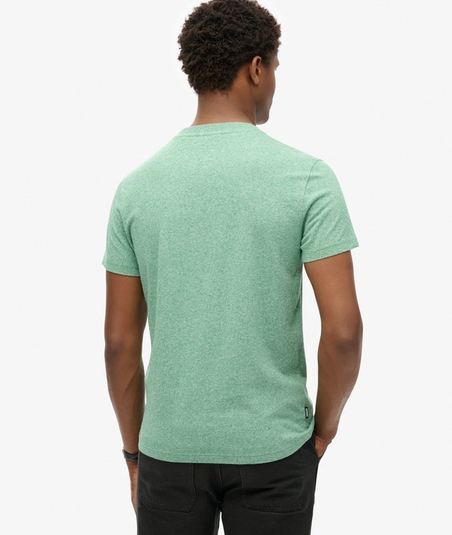 ESSENTIAL LOGO EMB TEE (Bright Green Grit)