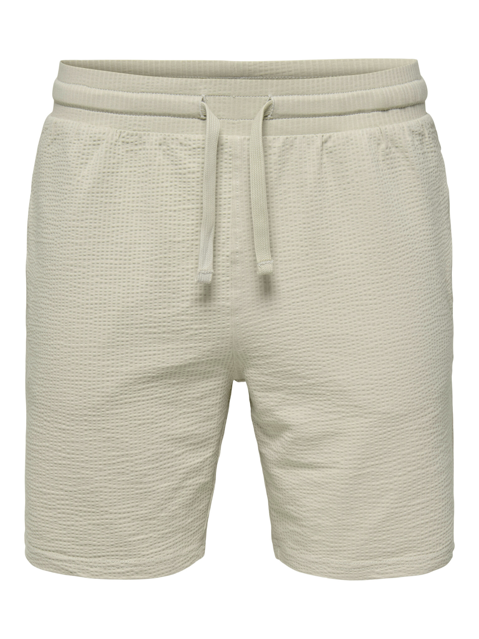 ONSKIAN LIFE REG SEERSUCKER SHORTS (Silver Lining)