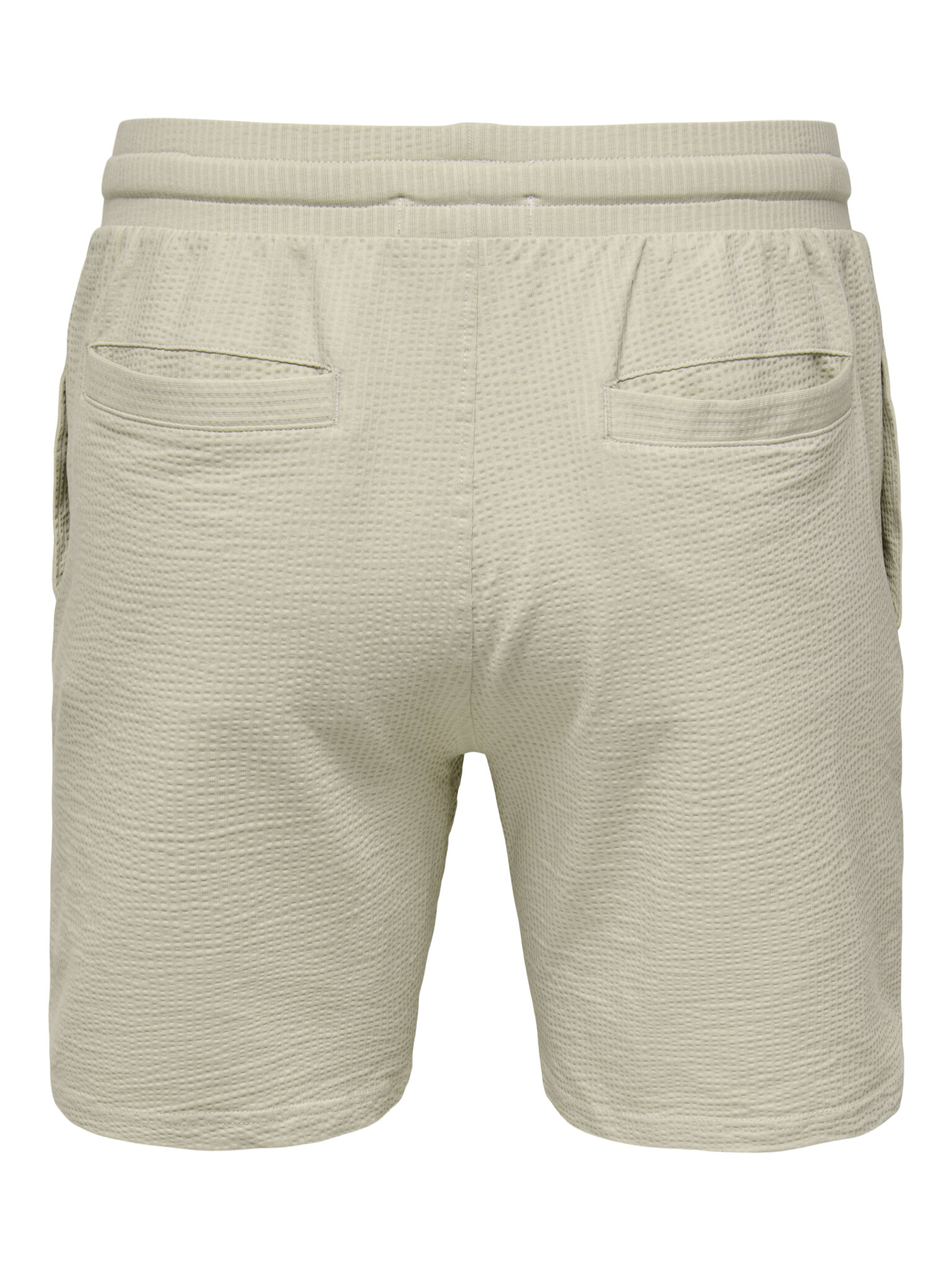 ONSKIAN LIFE REG SEERSUCKER SHORTS (Silver Lining)