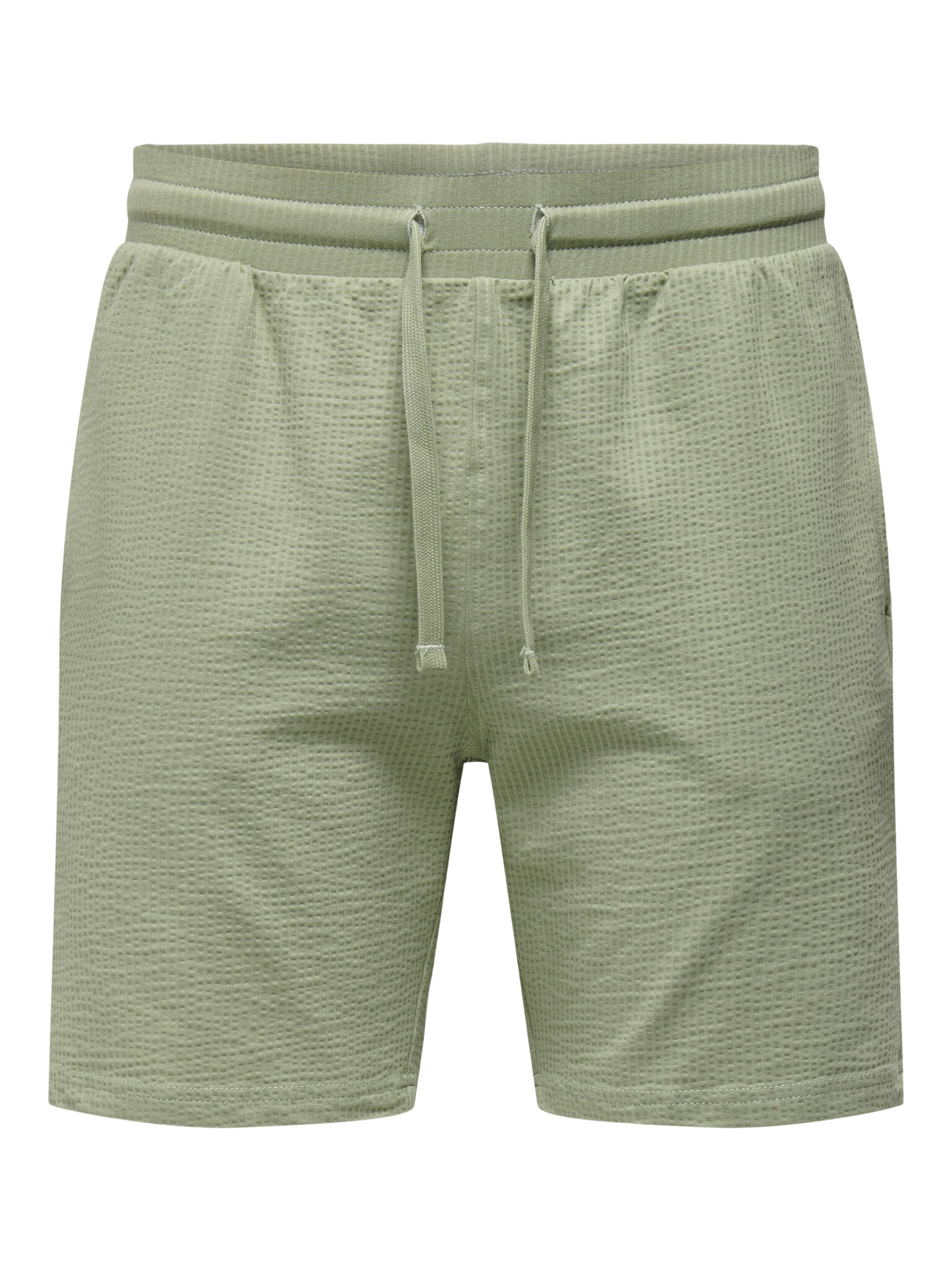 ONSKIAN LIFE REG SEERSUCKER SHORTS (Seagrass)