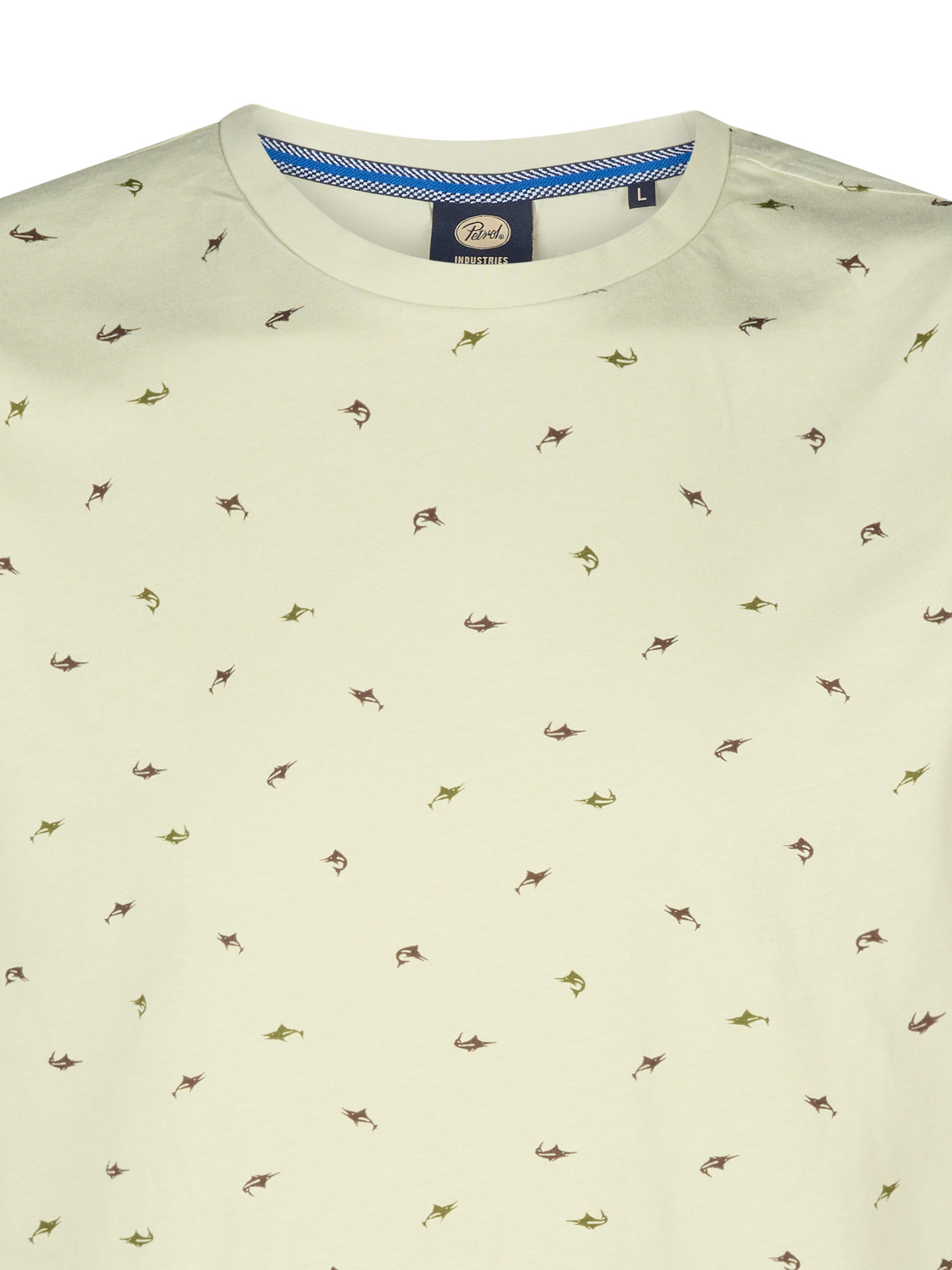 M-1050-TSR687 MEN SHIRT SS AOP (6173 SAGE GREEN)