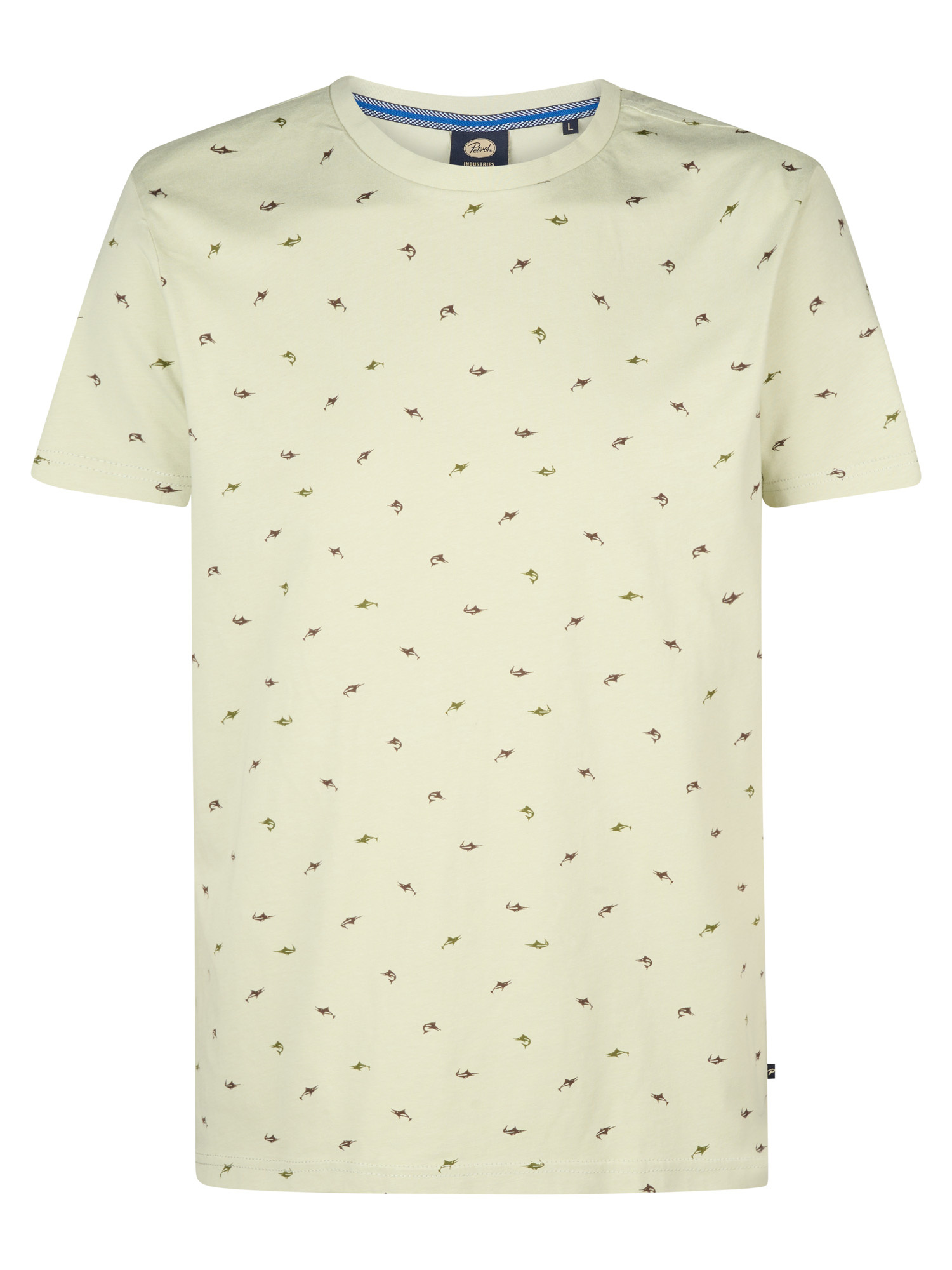 M-1050-TSR687 MEN SHIRT SS AOP (6173 SAGE GREEN)