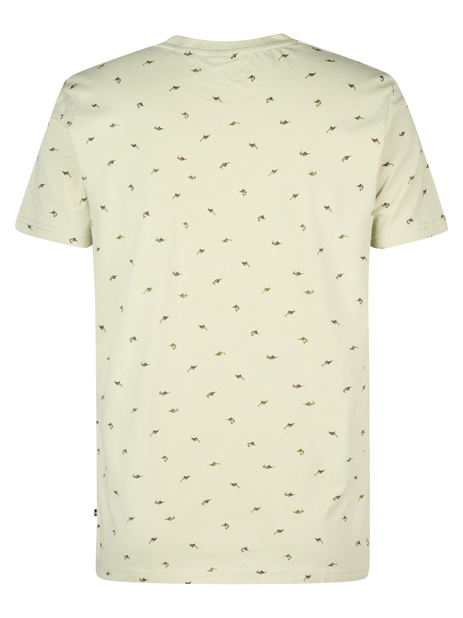 M-1050-TSR687 MEN SHIRT SS AOP (6173 SAGE GREEN)