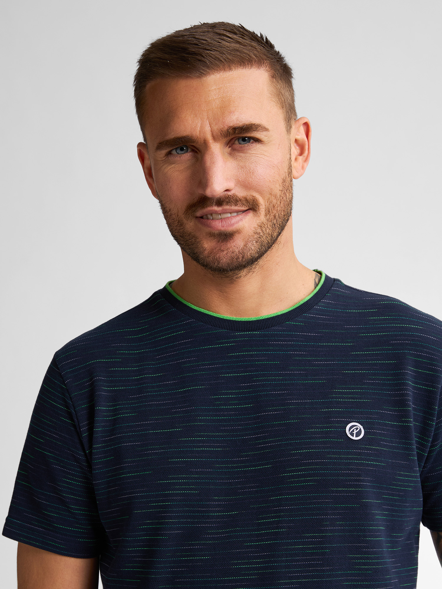 M-1050-TSR635  Men T-shirt (5178 Navy)