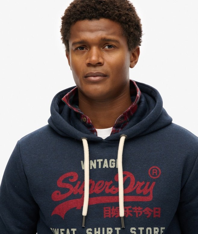 VL HERITAGE RELAXED HOOD (Trench Navy Marl)