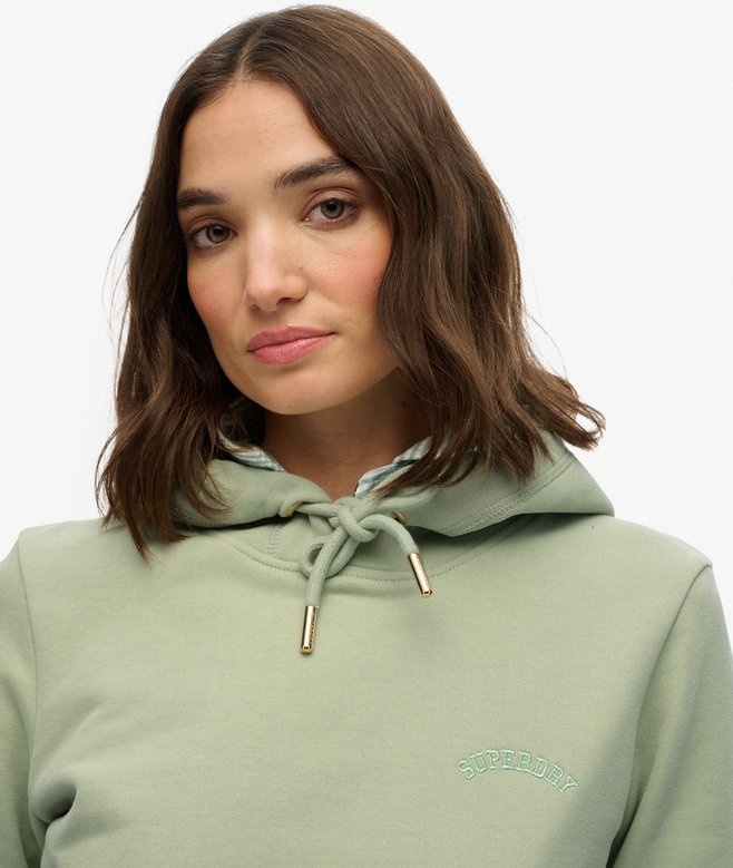 ESSENTIAL LOGO EMB HOOD (Dusty Sage)