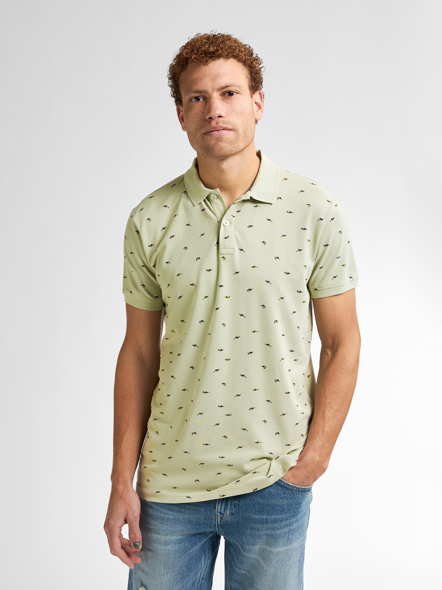 M-1050-POL923 Men Polo (6173 Desert Sage)