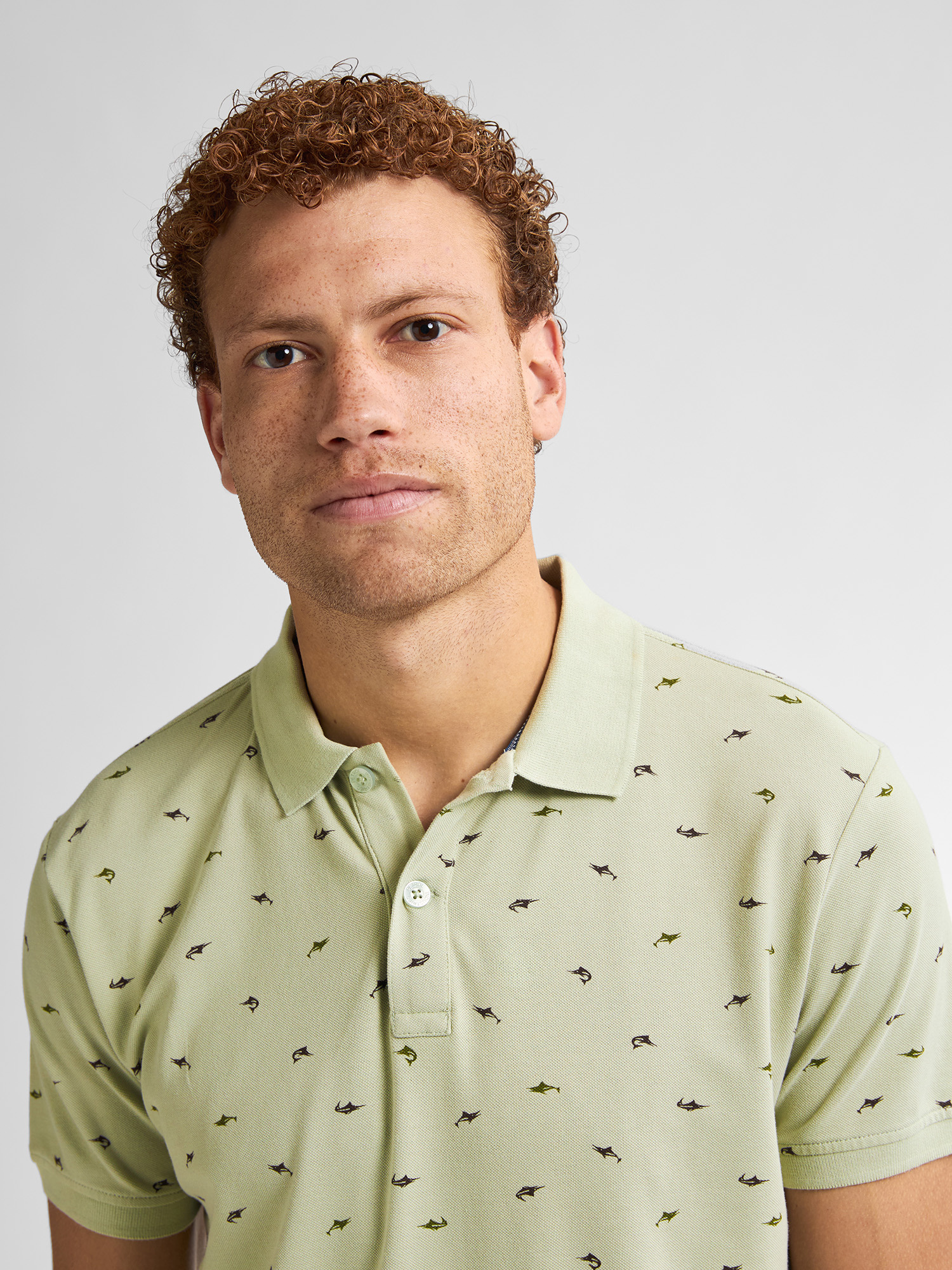 M-1050-POL923 Men Polo (6173 Desert Sage)