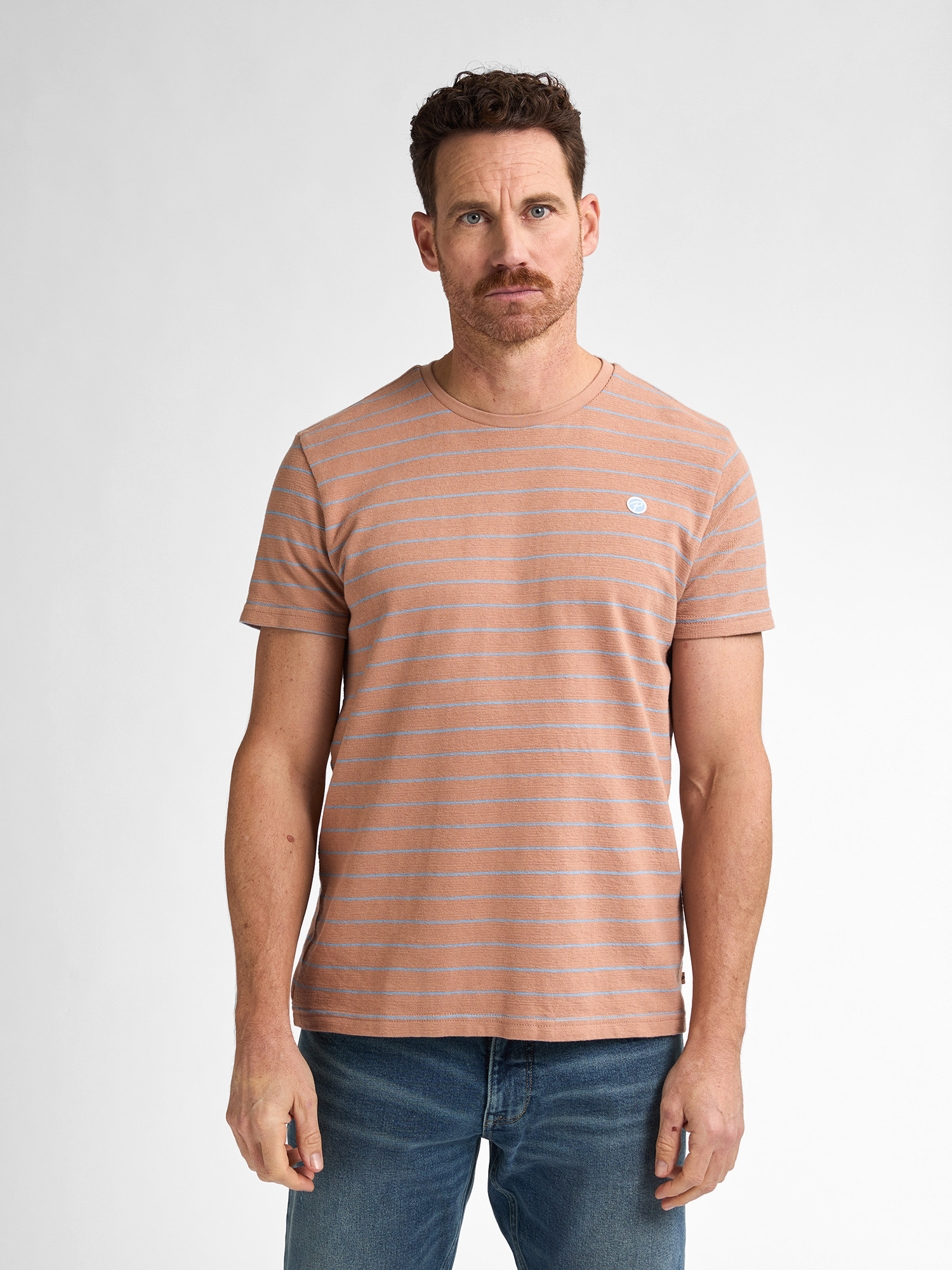 M-1050-TSR626 Men T-shirt (7143 Sandal Wood)