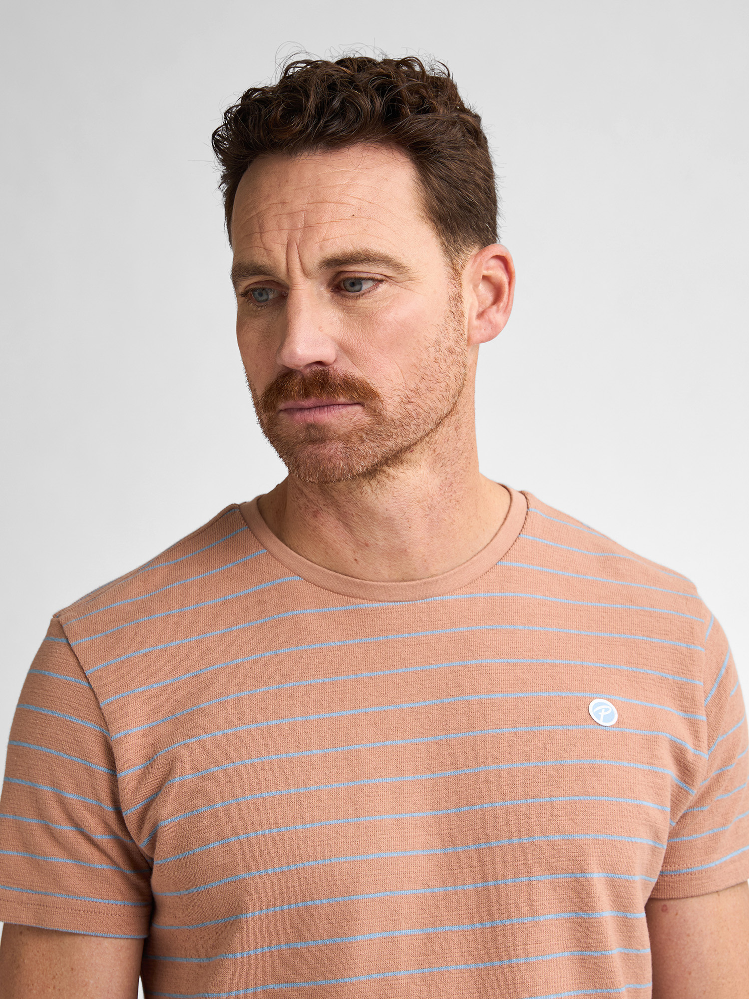 M-1050-TSR626 Men T-shirt (7143 Sandal Wood)