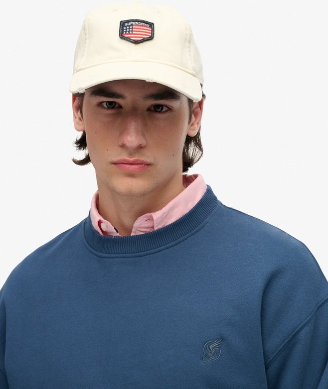 BLANK OVERZIZED CREW (INSIGNIA BLUE)