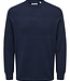 ONSMALIK REG 12 PINAPLE CREW KNIT (NAVY BLAZER)