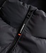 MENS HOODED SPORTS PUFFER JACKET ( EBONY)
