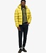 MENS HOODED SPORTS PUFFER JACKET (WAX YELLOW