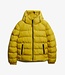 MENS HOODED SPORTS PUFFER JACKET (WAX YELLOW
