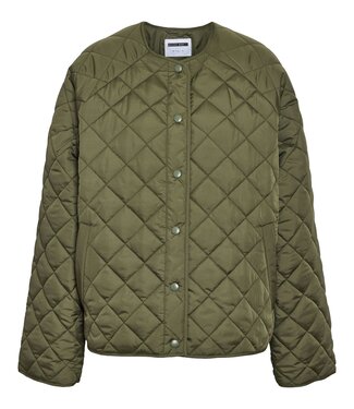 NOISY MAY NMPHILY QUILTED JACKET (KALAMATA)