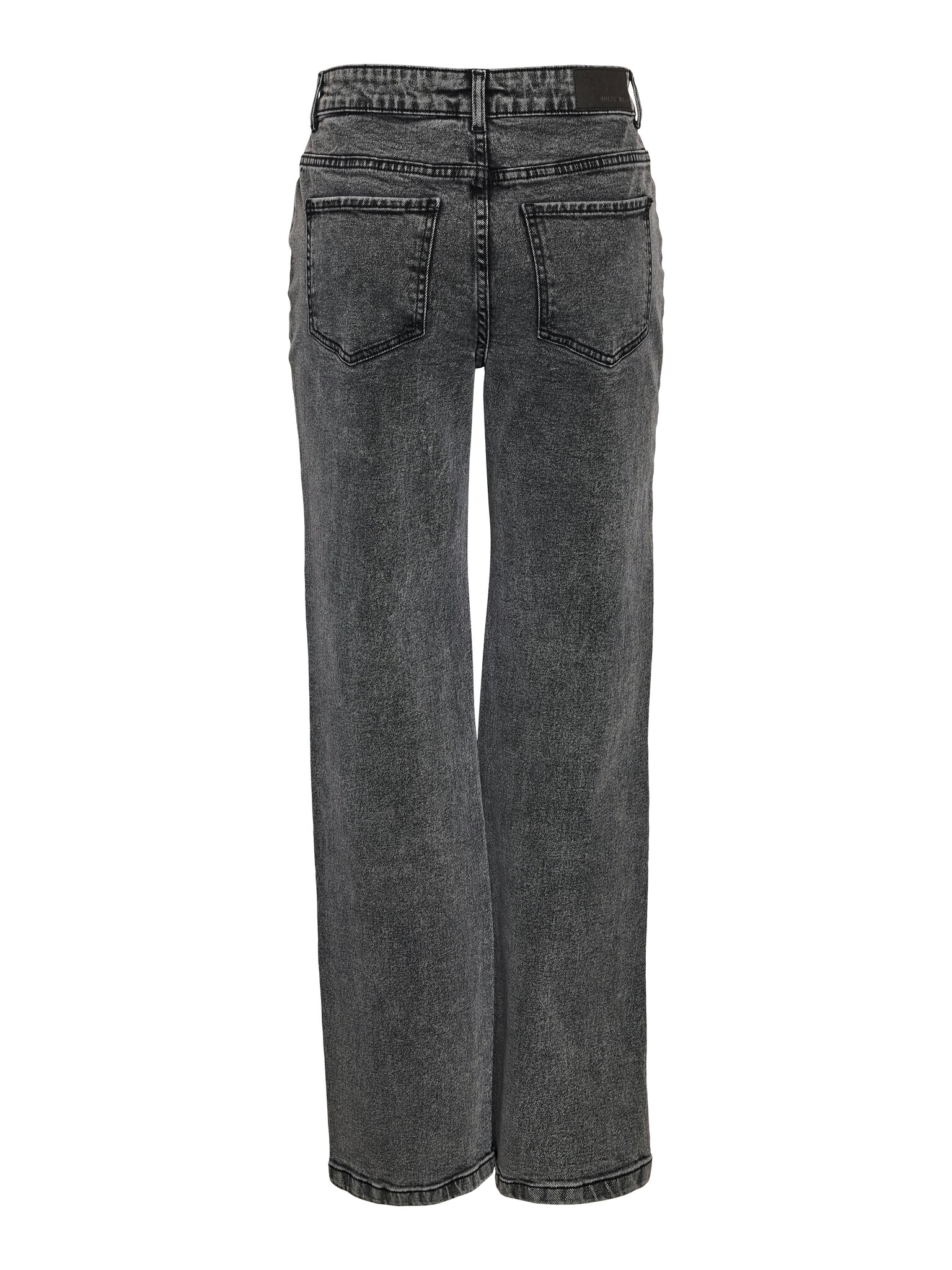 NMYOLANDA WIDE JEANS DARK GREY DENIM