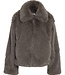 NMEVIE L/S FUR  JACKET (Charcoal Gray)