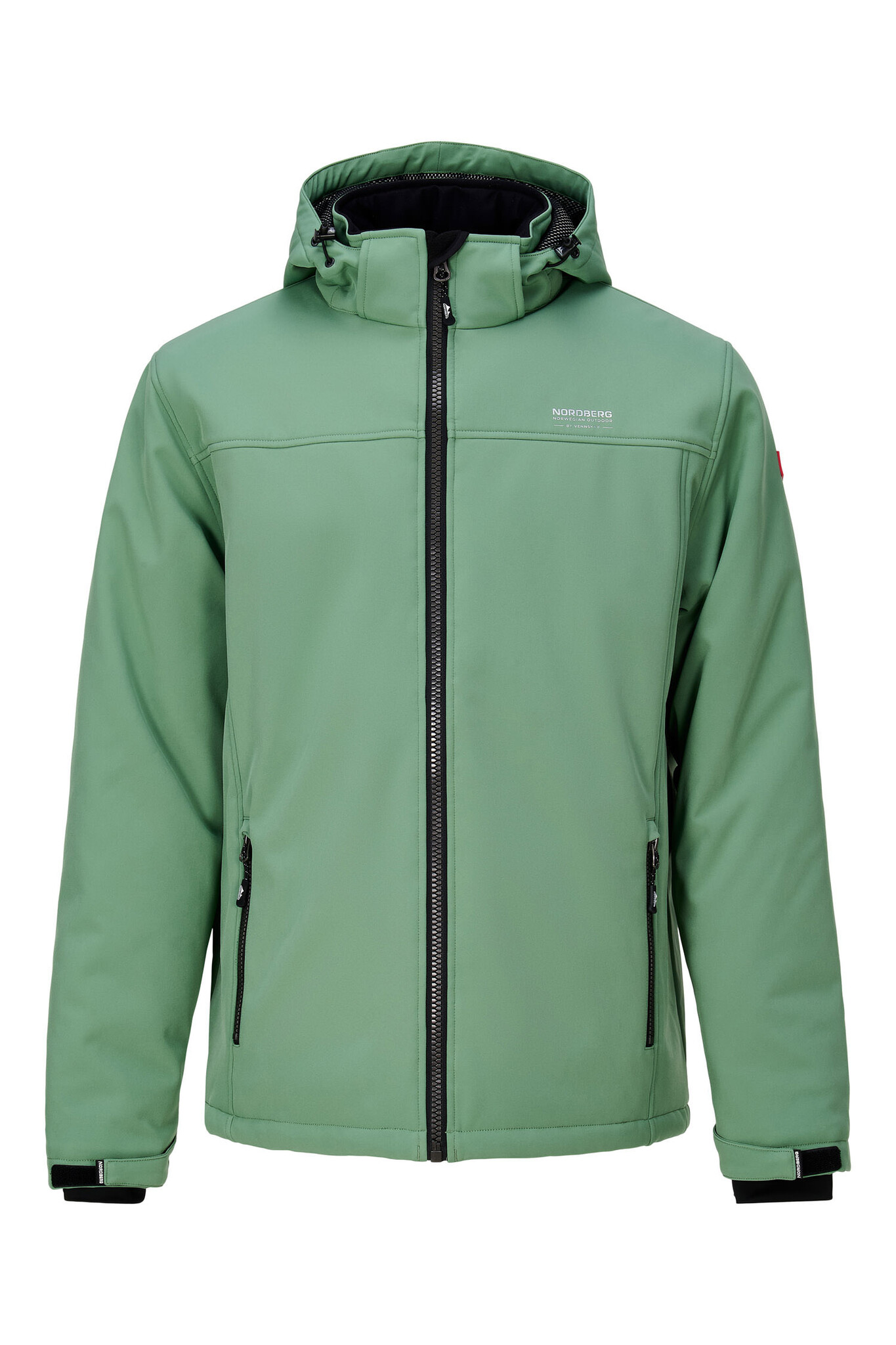 SJURD Mens Padded Softshell LIGHT GREEN