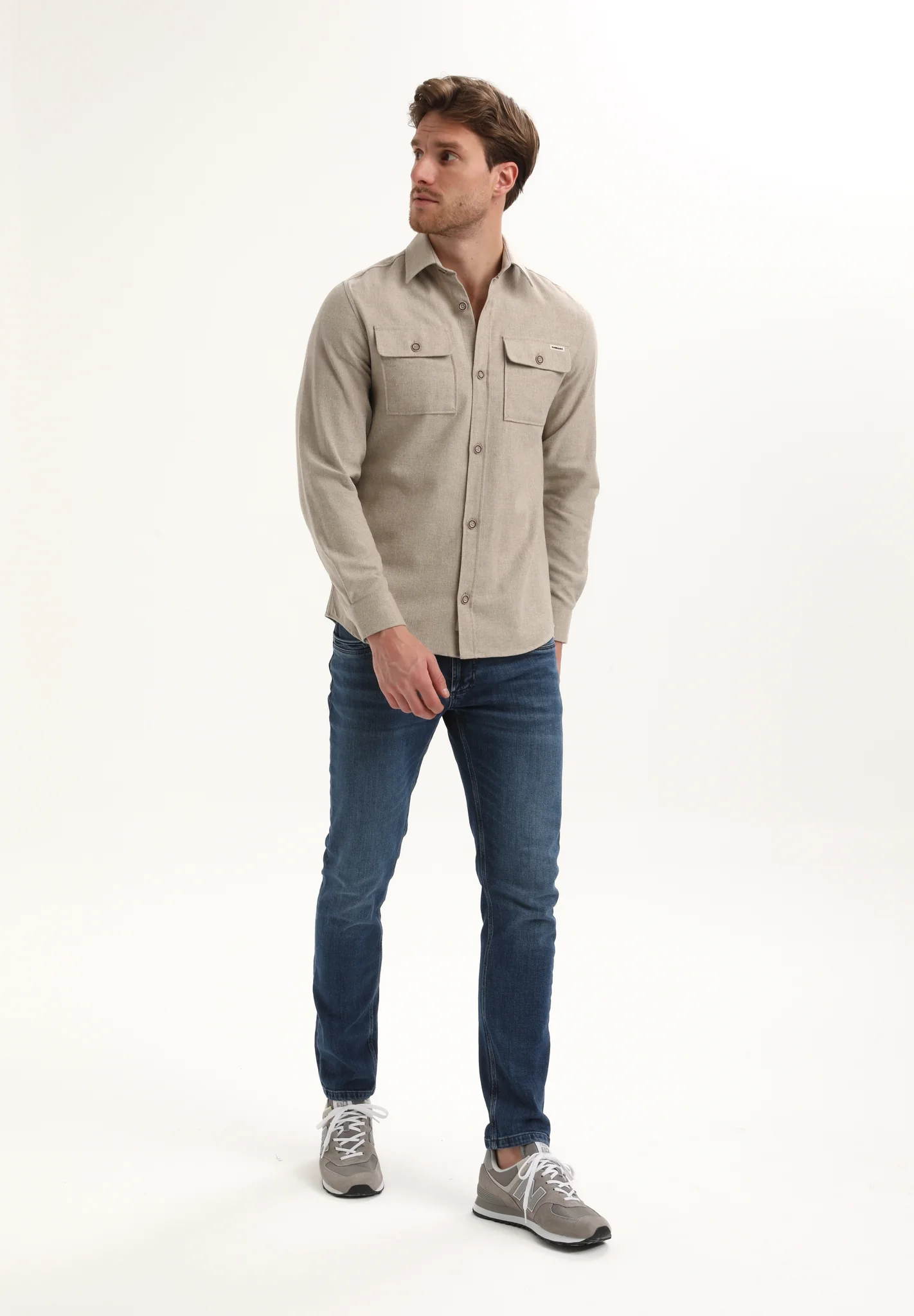 335750 Overhemd (Taupe)