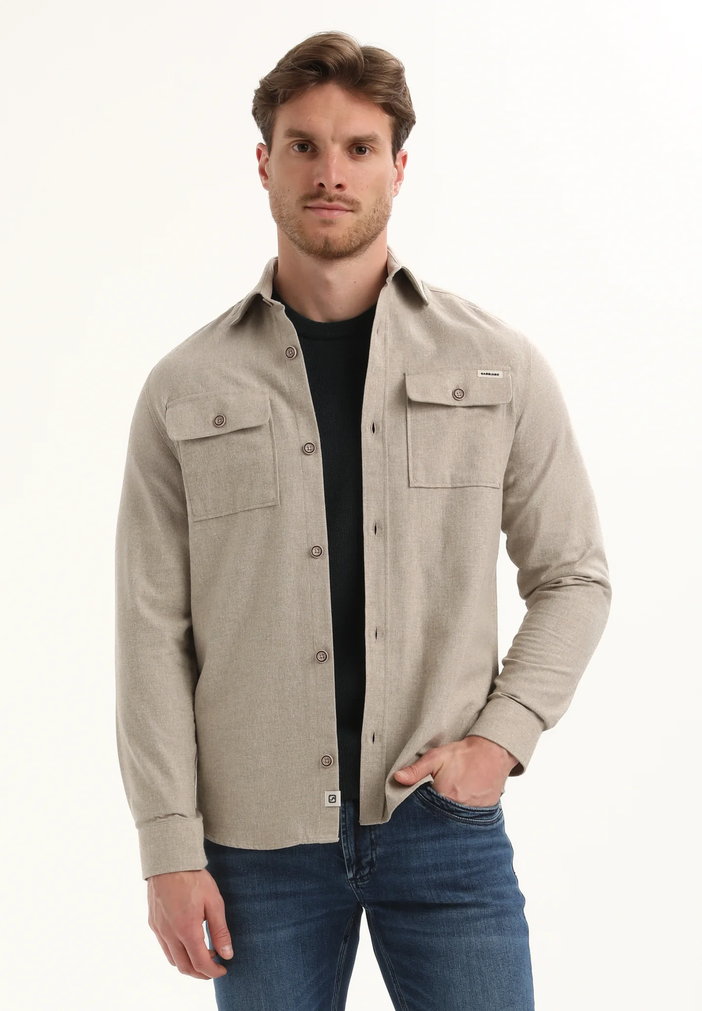 335750 Overhemd (Taupe)