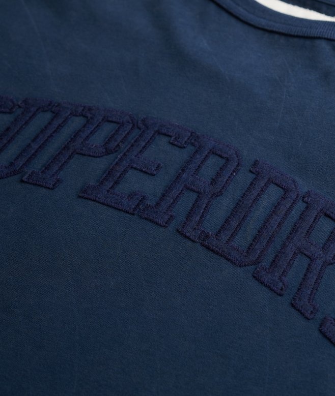 ATHLETIC TONAL OVERSIZED T-SHIRT (Richest Navy)