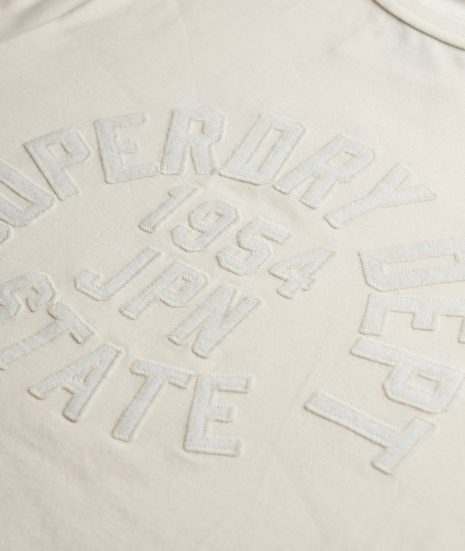 ATHLETIC TONAL OVERSIZED T-SHIRT (Desert Bone Off White)