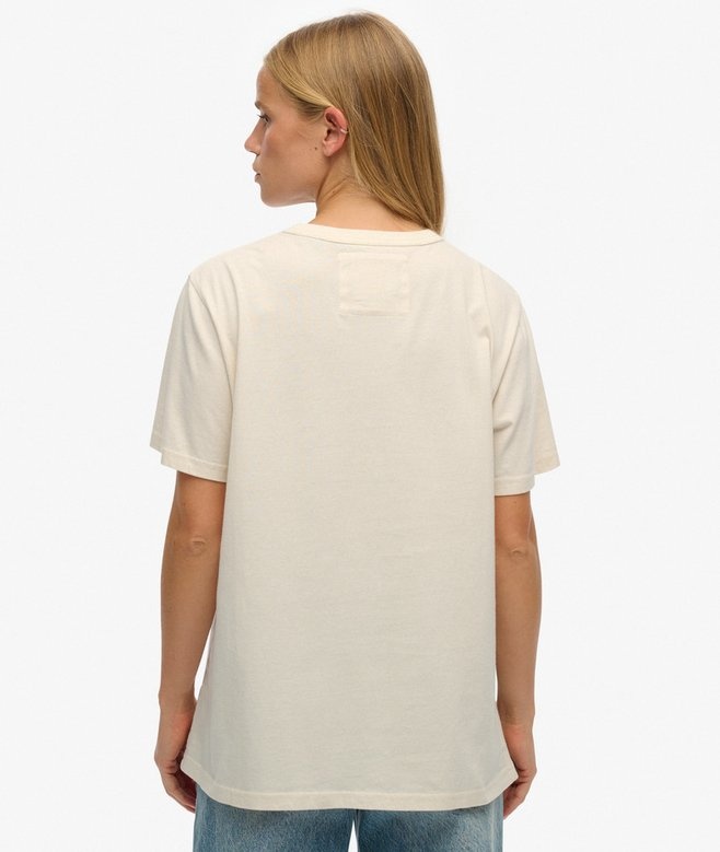 ATHLETIC TONAL OVERSIZED T-SHIRT (Desert Bone Off White)