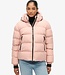 HOODED SPORTS PUFFER JACKET (Vintage Blush)