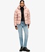 HOODED SPORTS PUFFER JACKET (Vintage Blush)
