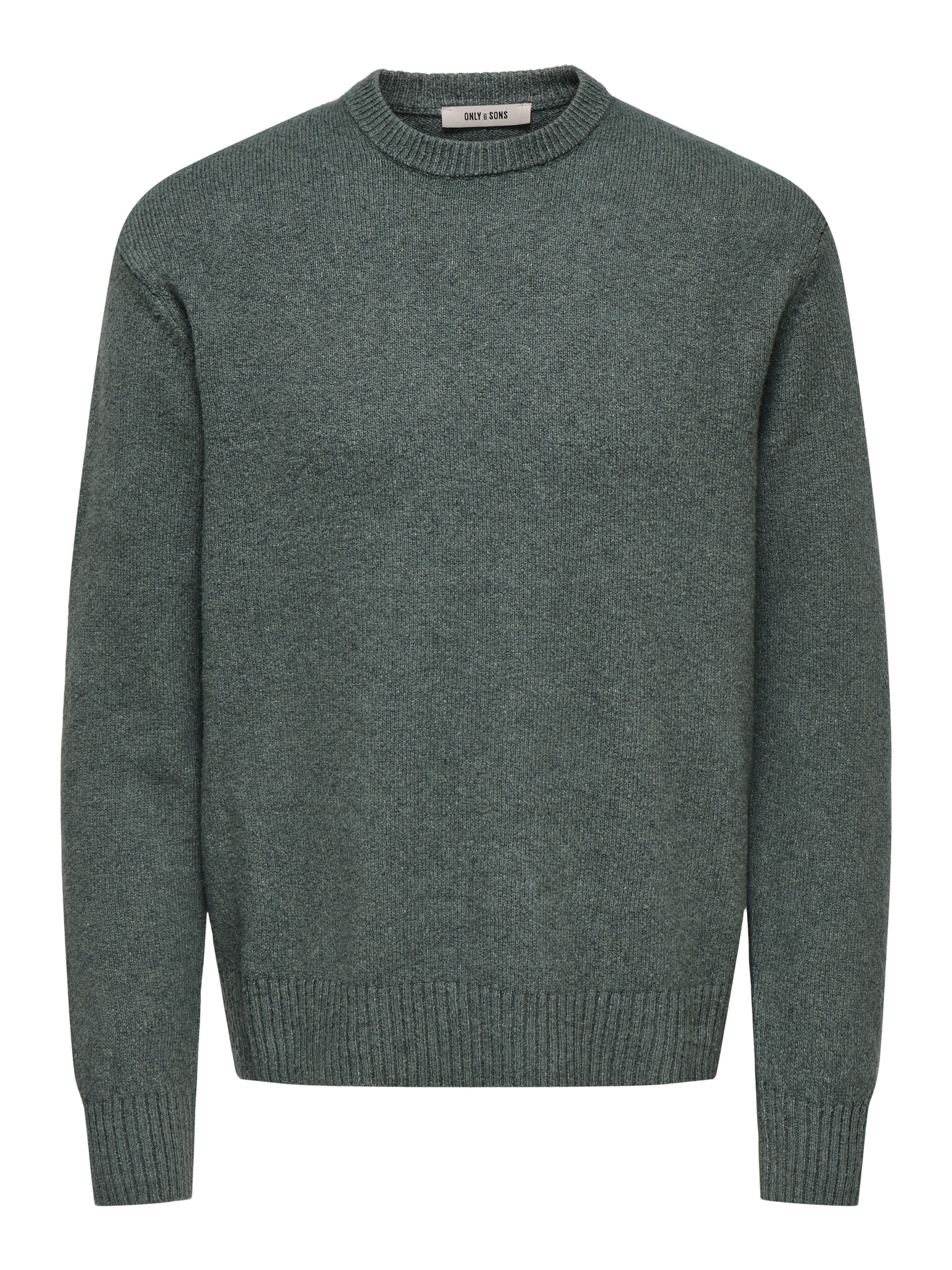 ONSJAMES RLX CREW KNIT (Castor Grey)