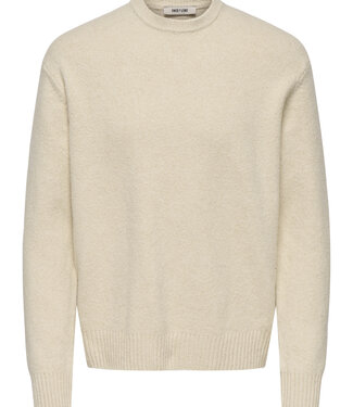 Only & Sons ONSJAMES RLX CREW KNIT (Oatmeal)