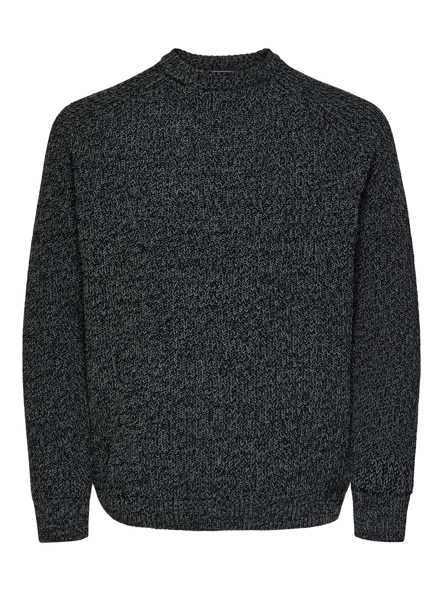 ONSJOIN RLX LS RAGLAN KNI (Black/Gray Pinst)