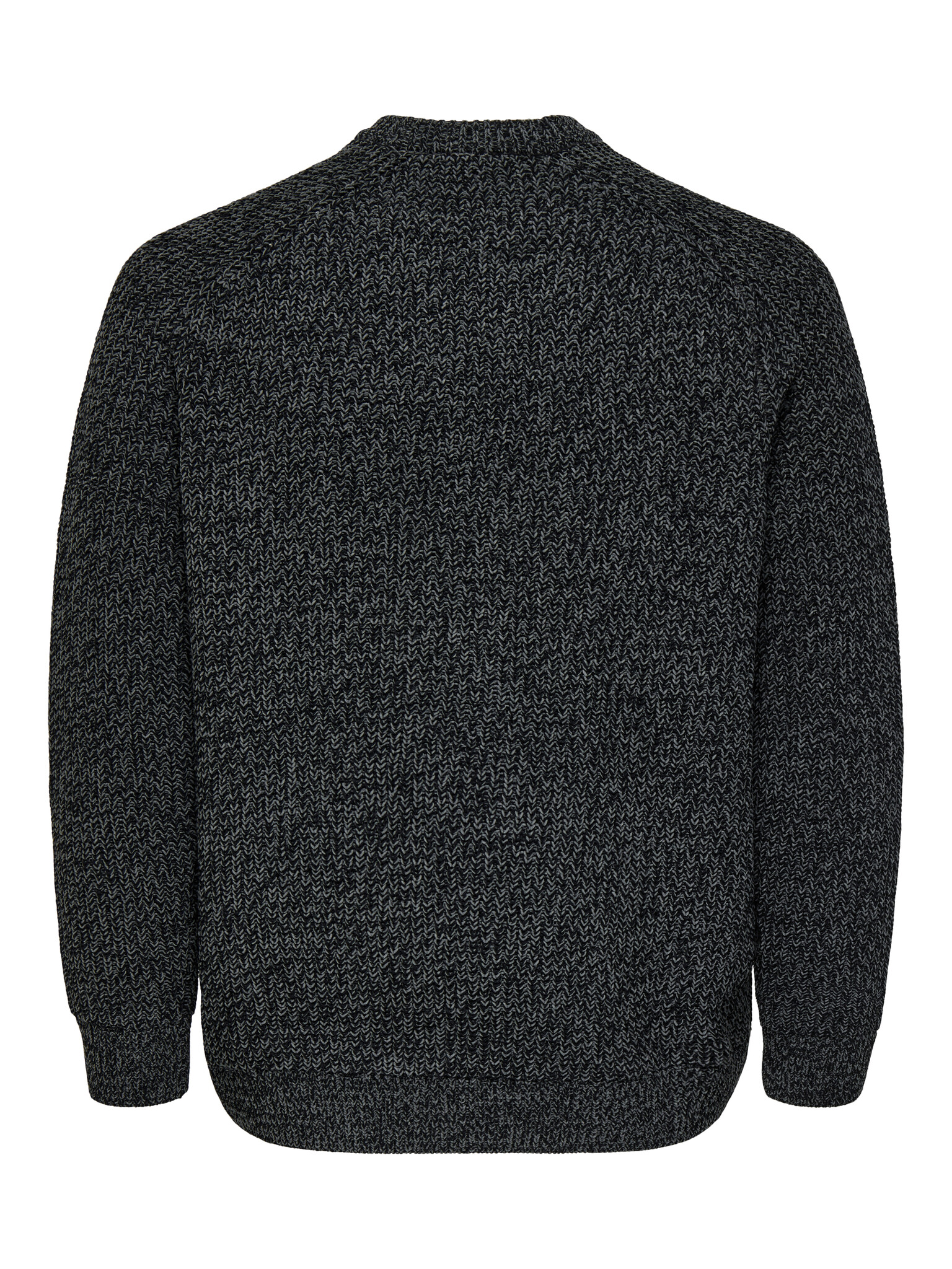 ONSJOIN RLX LS RAGLAN KNI (Black/Gray Pinst)