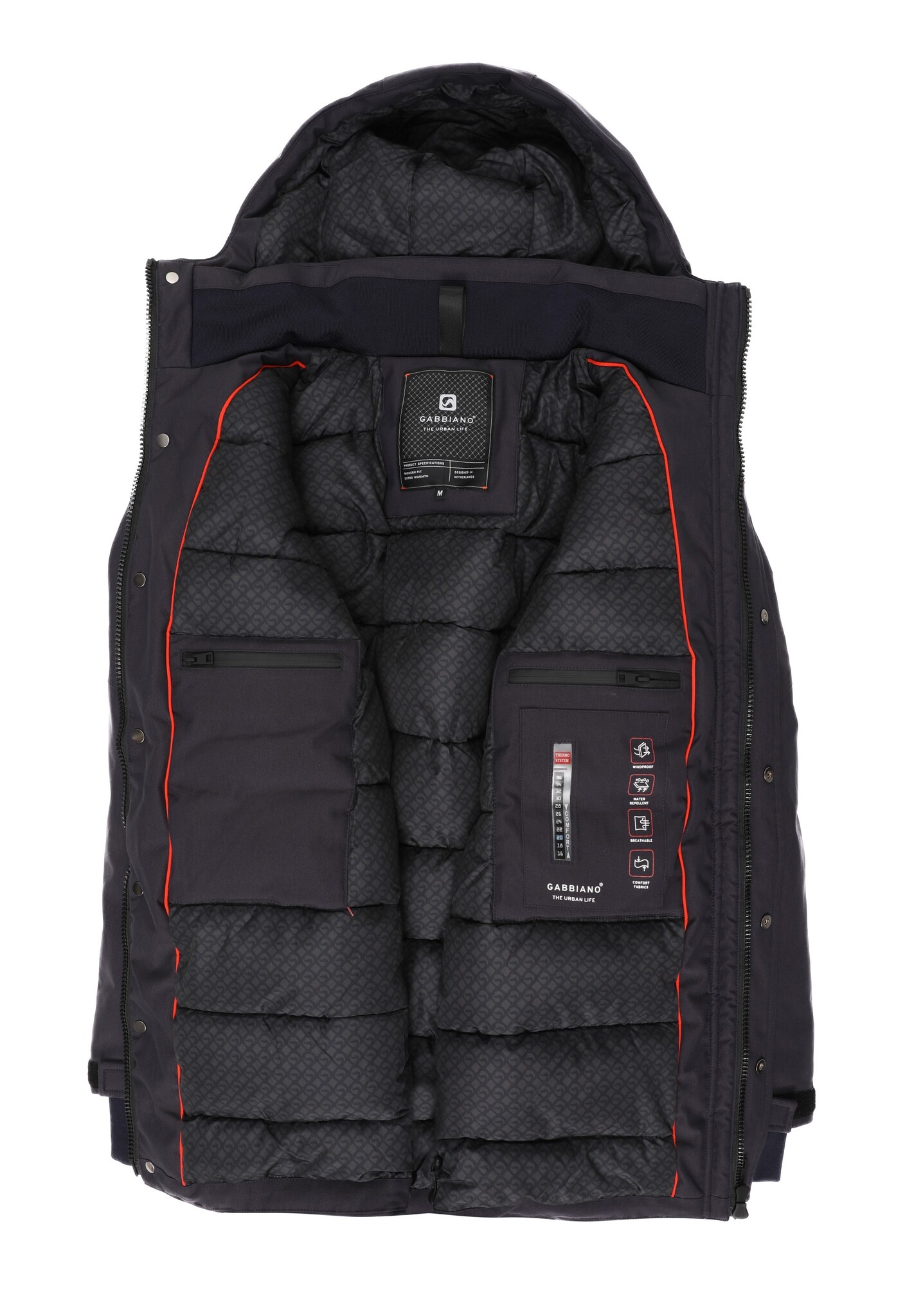 535752 Jacket Long Canvas (301 Navy)