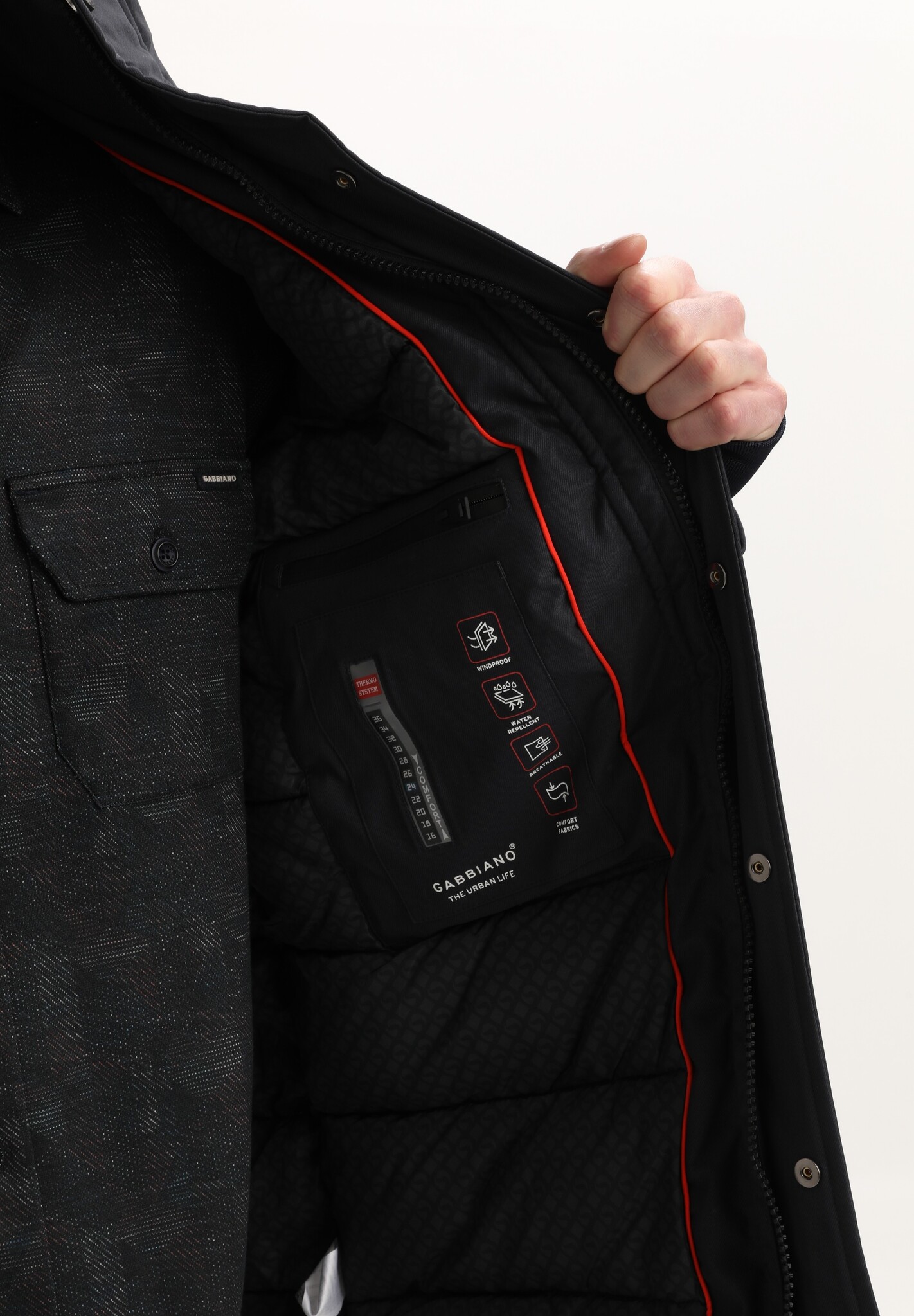 535752 Jacket Long Canvas (301 Navy)